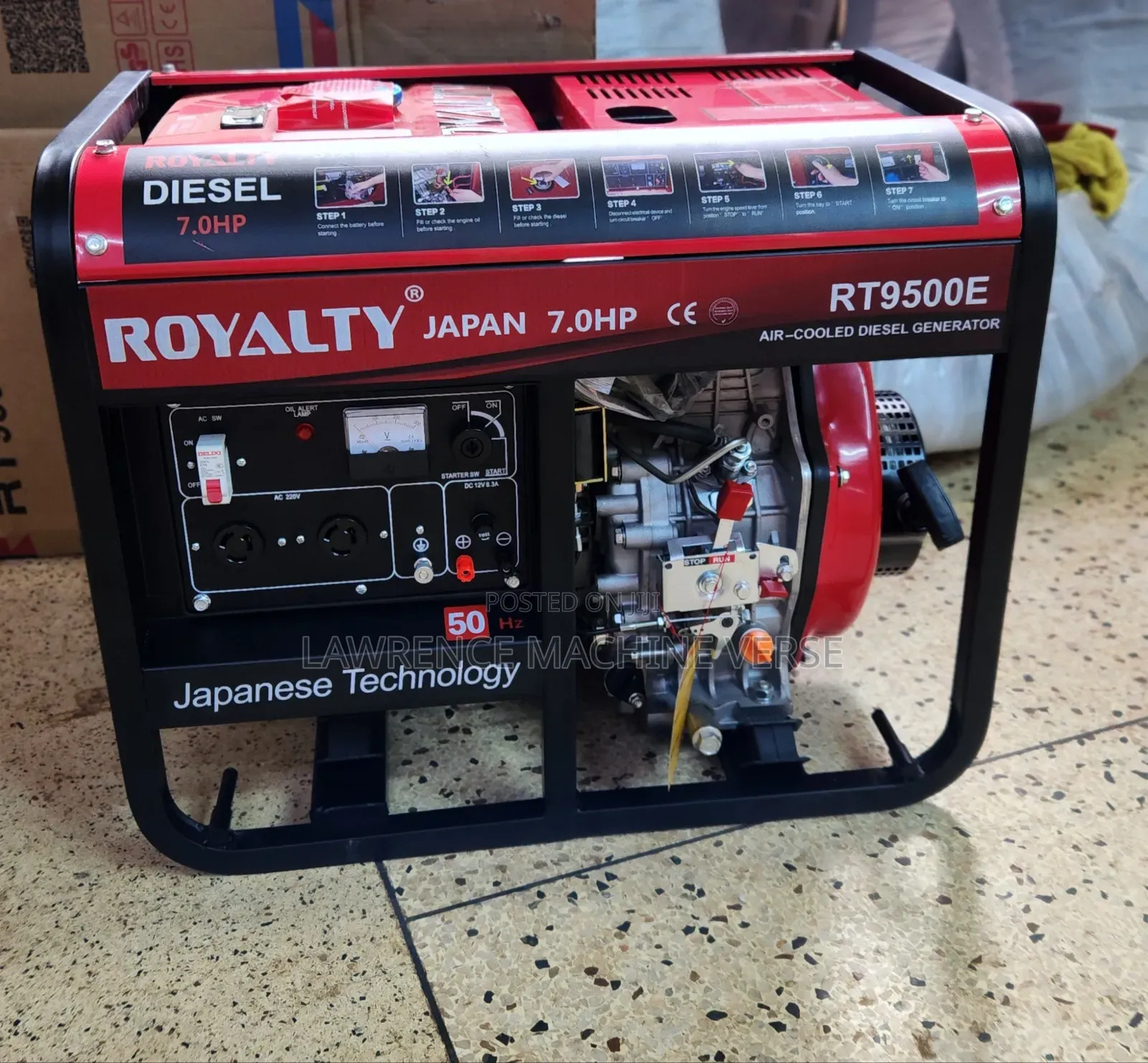 Diesel Generator 6kva Rt 9500e