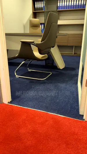 Modern Blue Carpet – Soft, Comfortable Non-Slip