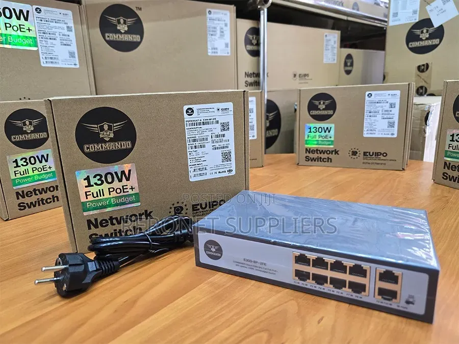 Commando 8port 10/100mbps Poe Switch