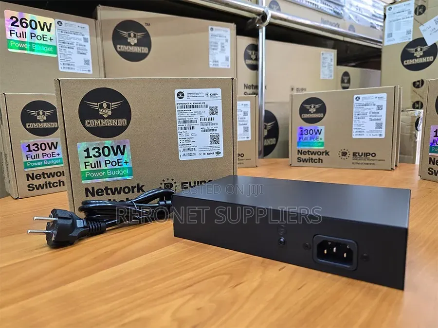 Commando 8port 10/100mbps Poe Switch