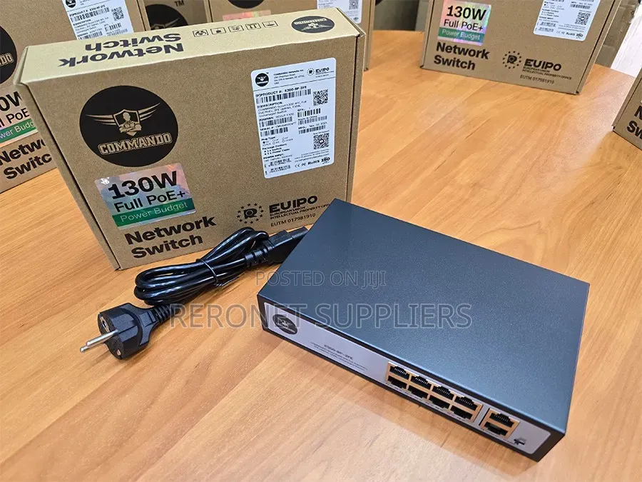 Commando 8port 10/100mbps Poe Switch