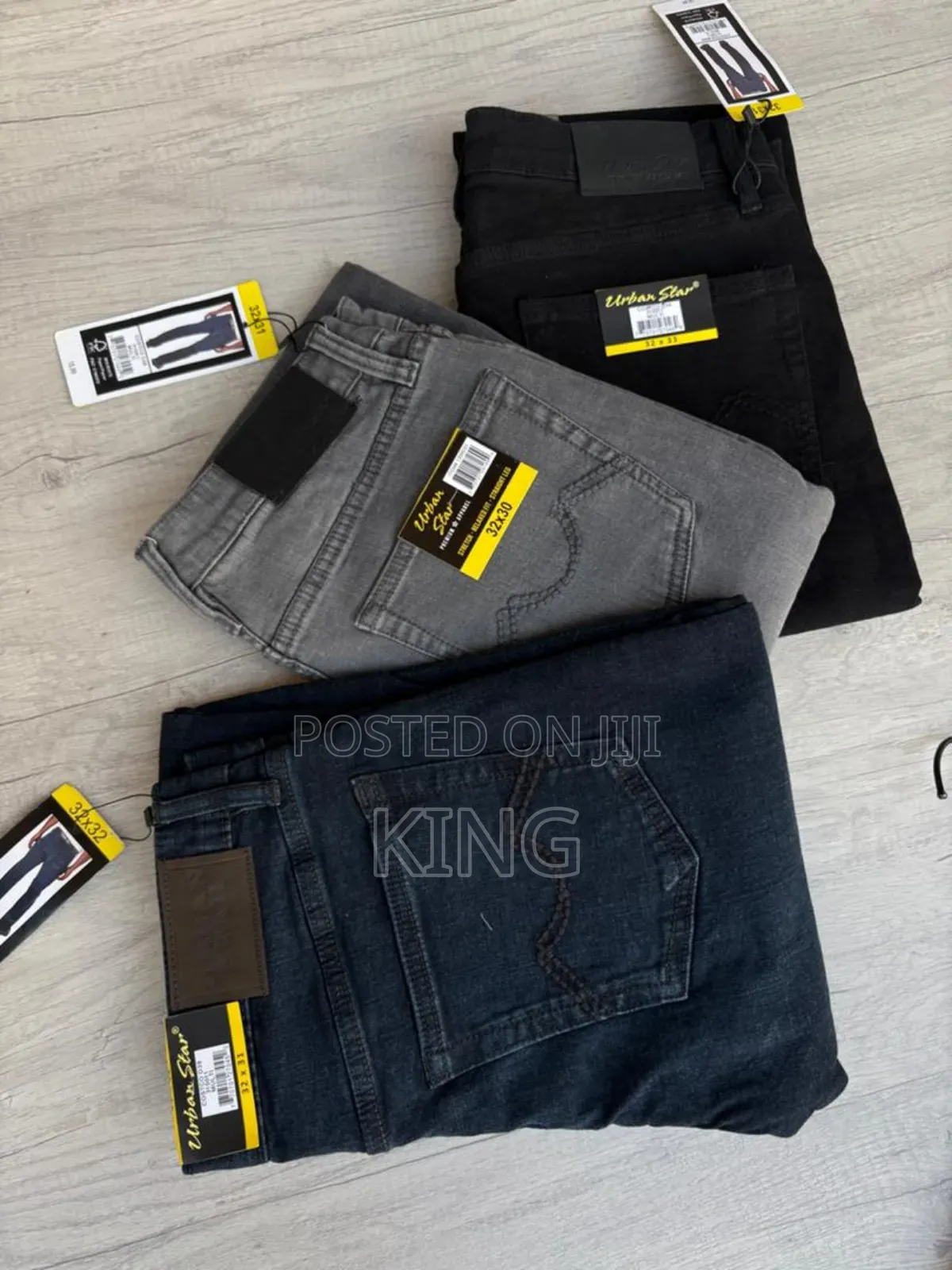 Dark Wash Straight Jeans