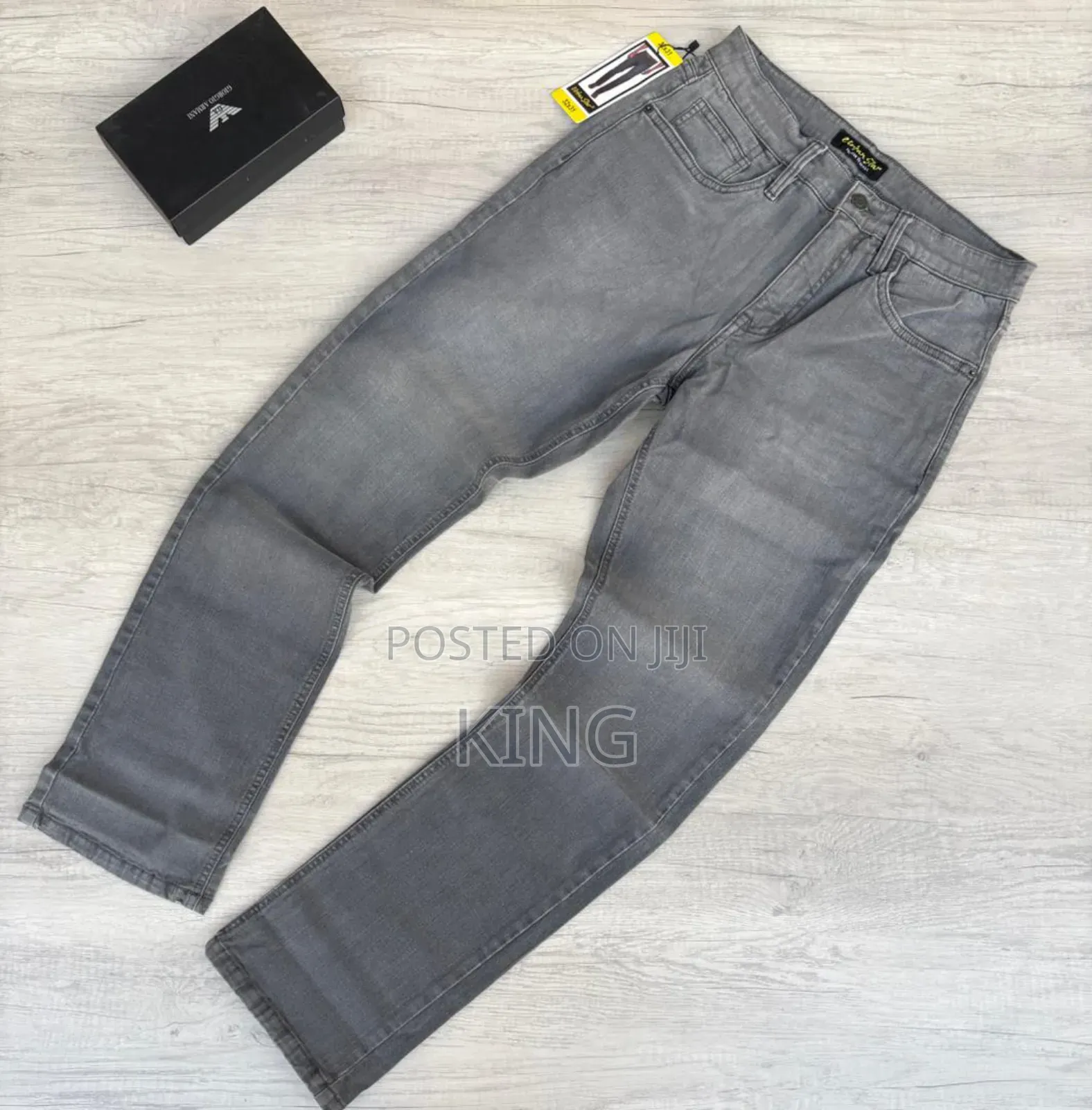 Dark Wash Straight Jeans