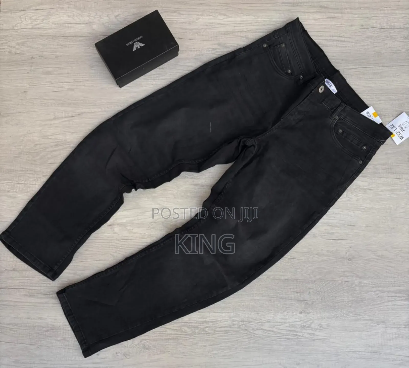 Dark Wash Straight Jeans