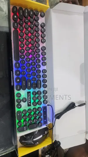 Gaming Mouse and Keyboard Combo With RGB Lighting Lights Gtx350