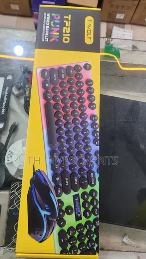 Gaming Mouse and Keyboard Combo With RGB Lighting Lights Gtx350