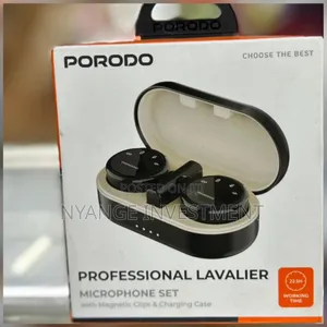 Porodo Professional Lavalier Microphone Set . Microphone