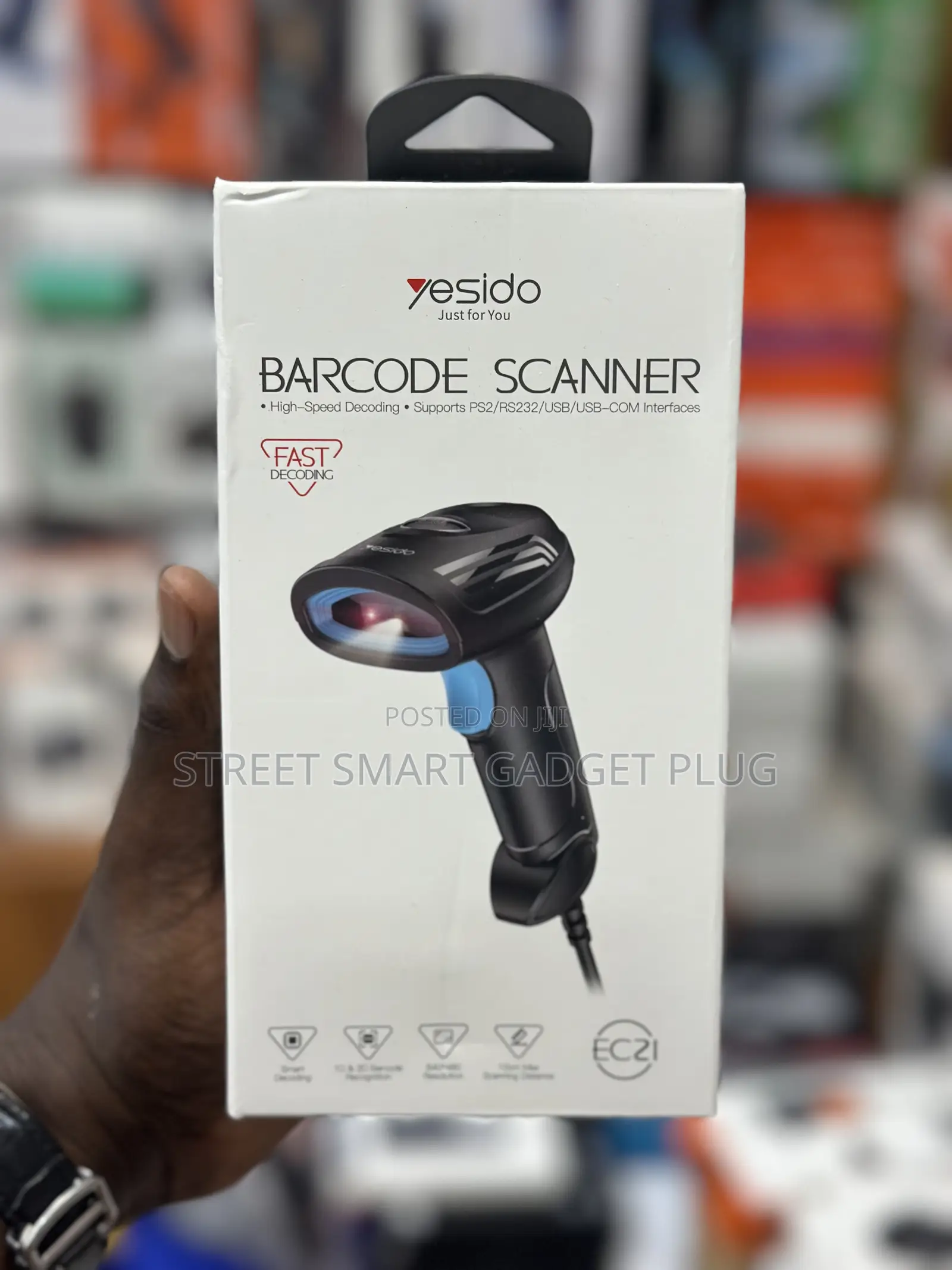 Yesido Barcode Scanner Ec21