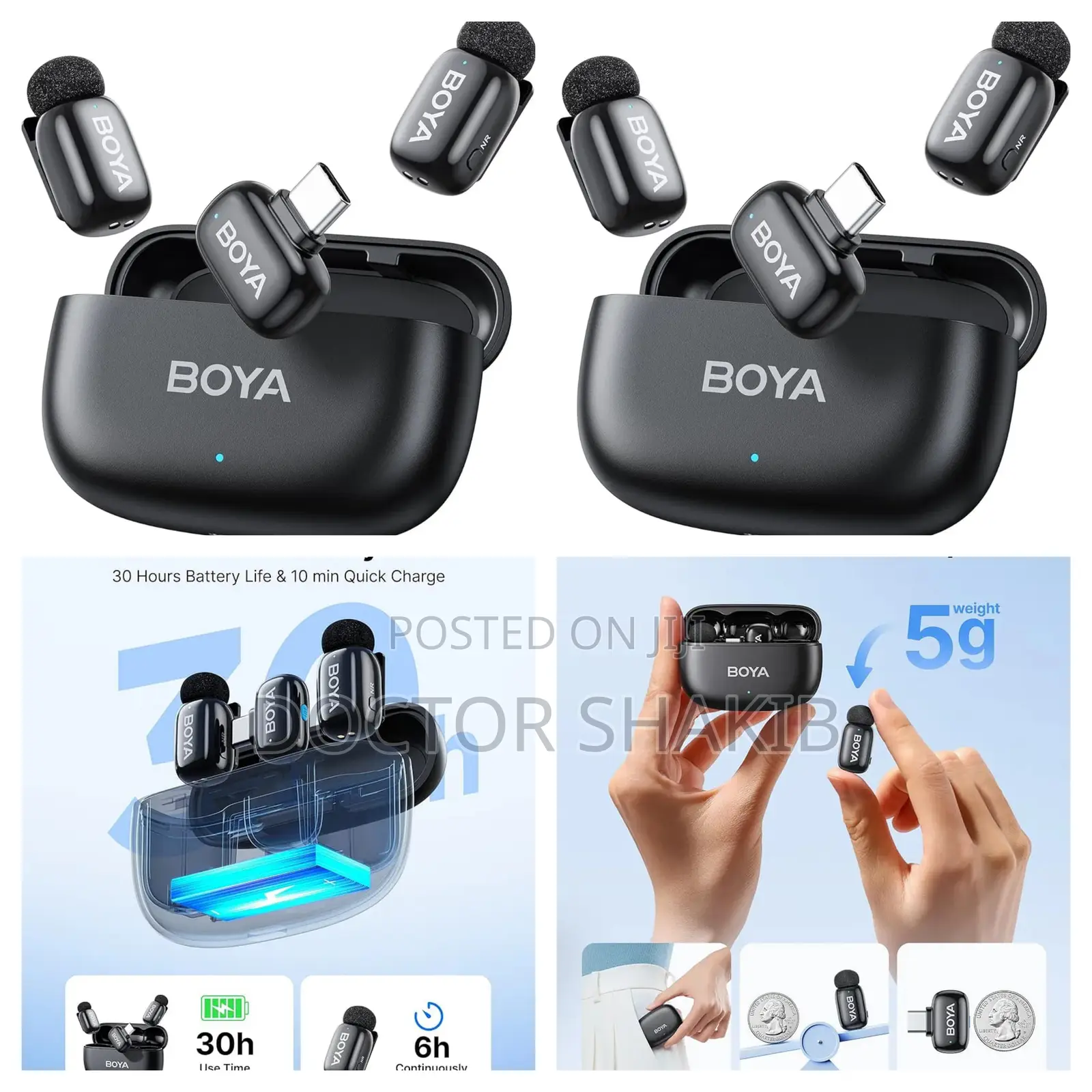 Boya Mini 2.4 GHZ Wireless Microphone System