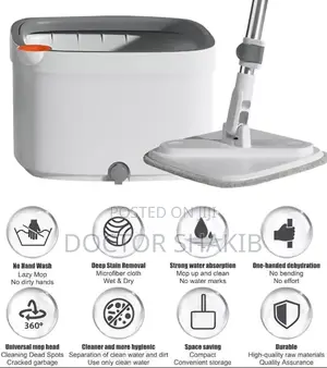 Lazy Spin Mop And Bucket Cleaning System
