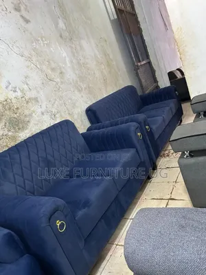 Modern Blue Sofa Set / 6seater