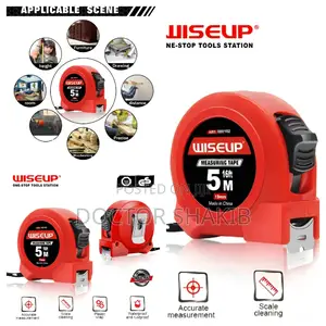Wiseup 5metres Industrial Measuring Tape.