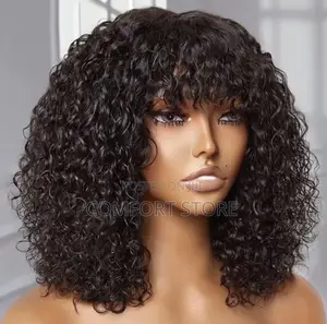 Fringe Big Black Human Hair