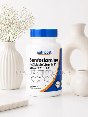 Nutricost Benfotiamine 90capsules 300mg Fat Soluble Vitamin B1