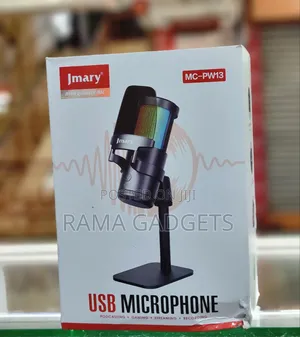 Jmary Mc-Pw13 RGB Light Plug and Play Desktop Microphone