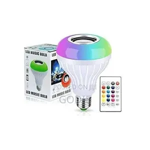 Led Music Light Bulb - White