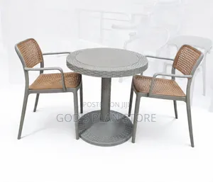 Vintage Matted Plastic Table and Chairs Plastic Table and Chairs
