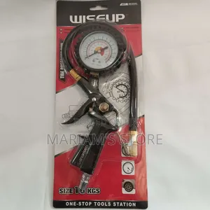 Wiseup Tire Pressure Gun With an Industrial-Grade Inflator Gauge.