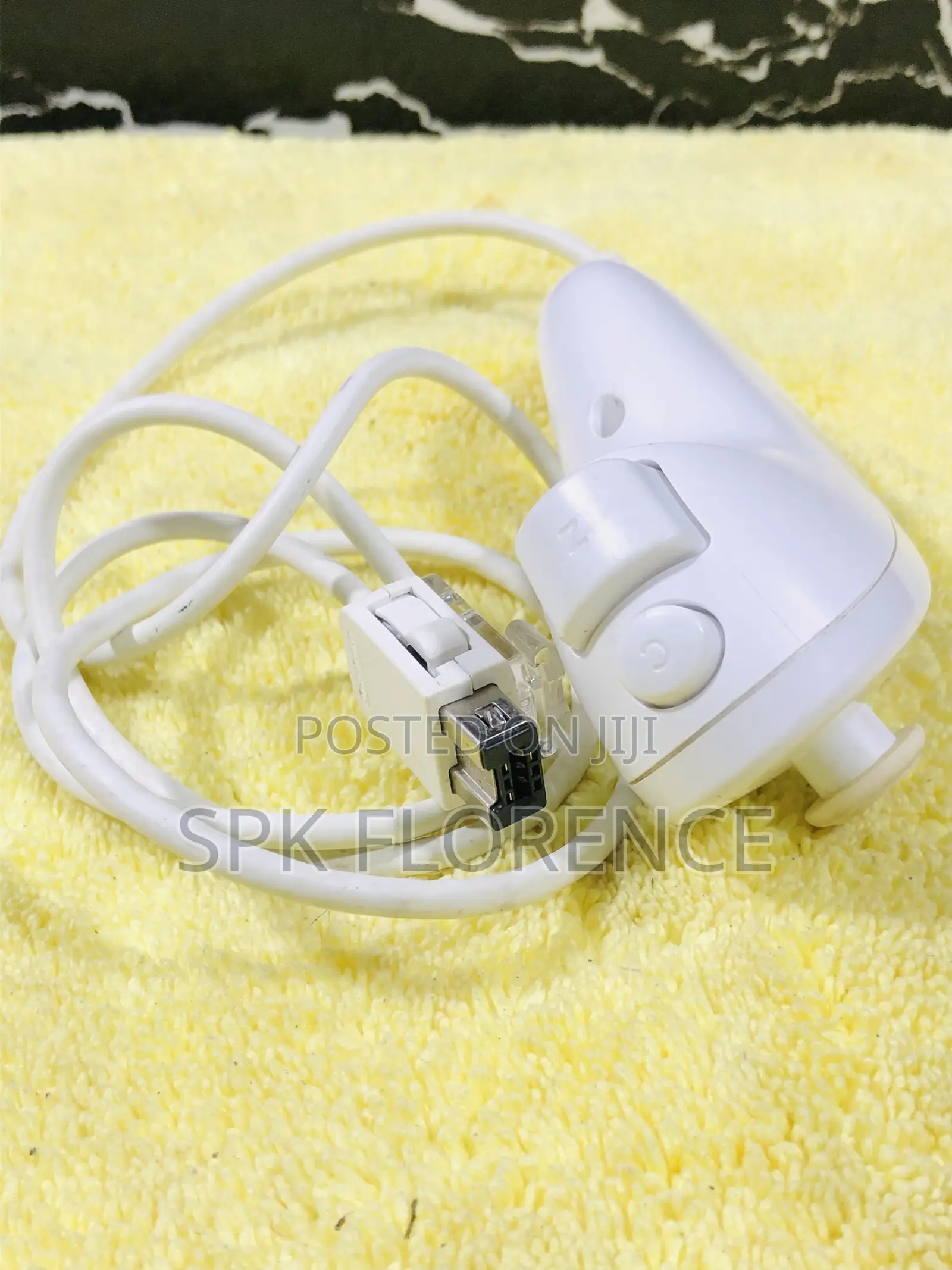 Nintendo Wii Classic Controller Pro White Extension Cable.