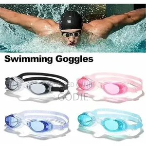 Anti-Fog Uv Protection Swimming Goggles - Multicolor