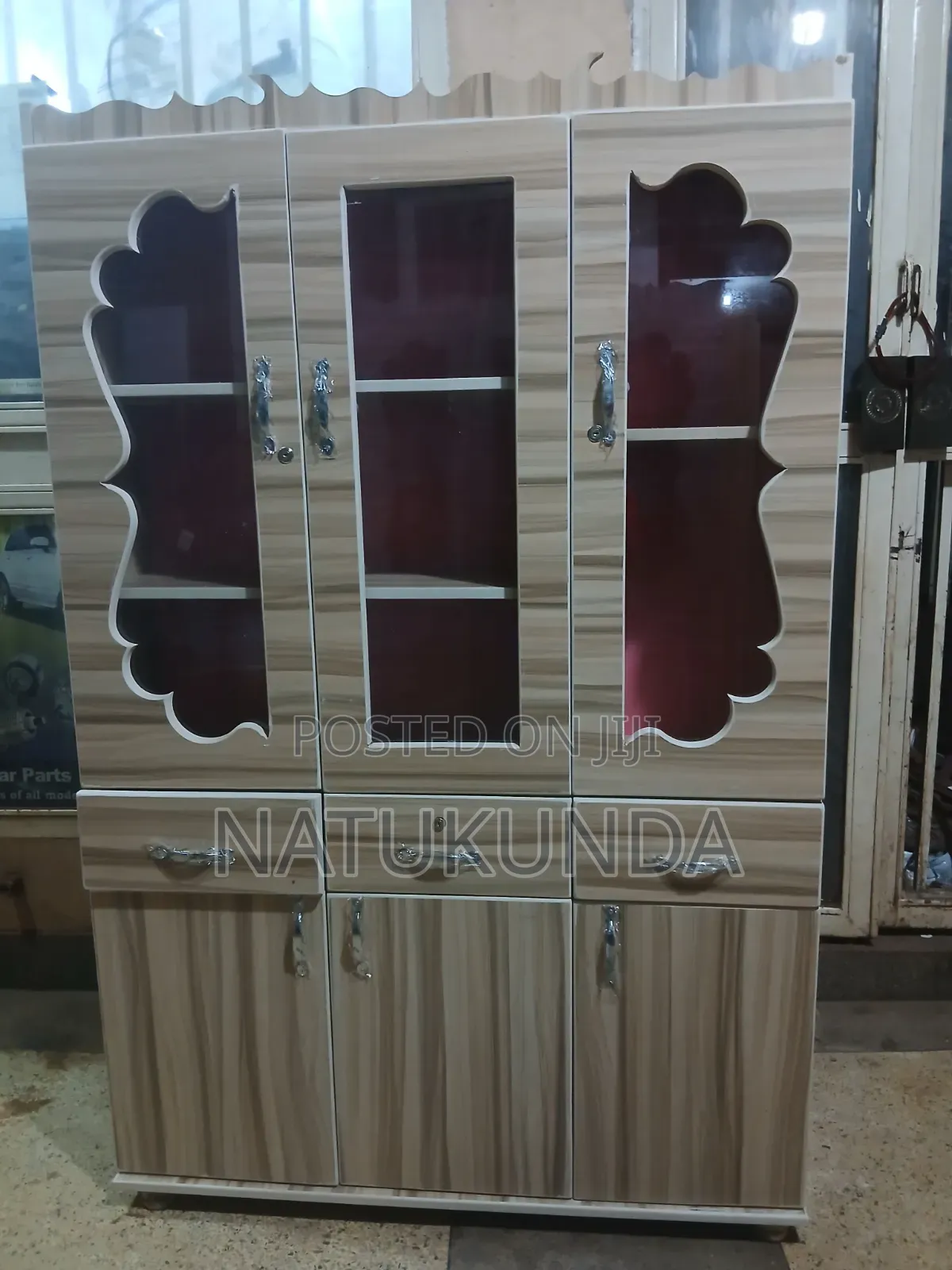 Cream Sideboard With Three Doors