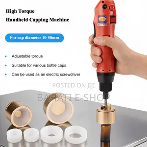 Electric Handheld Bottle Capper – 10–50mm