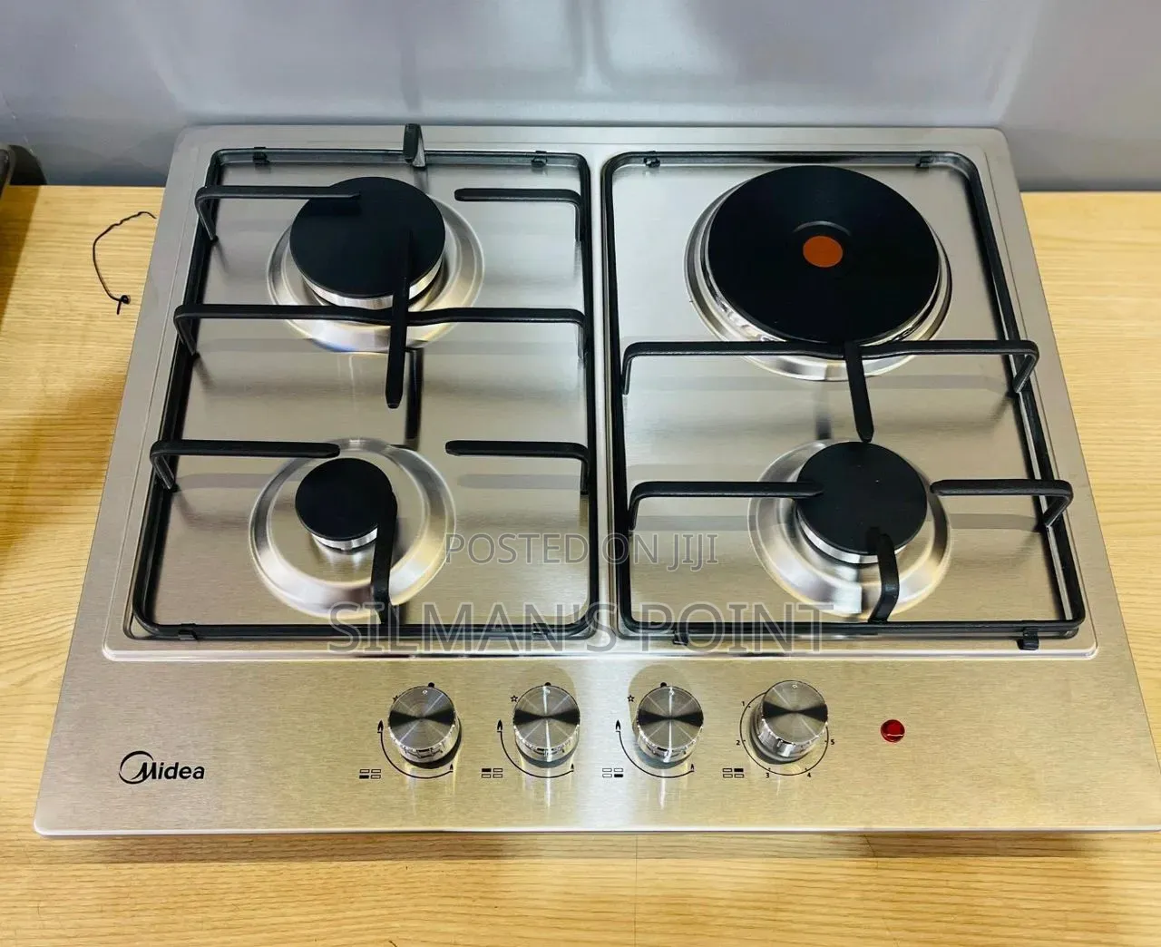 Midea 3 Gas Plus One Electric Builtin Kitchen Hobb