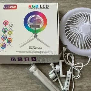 Led Fan Ring Light, a Multi-Functional Device