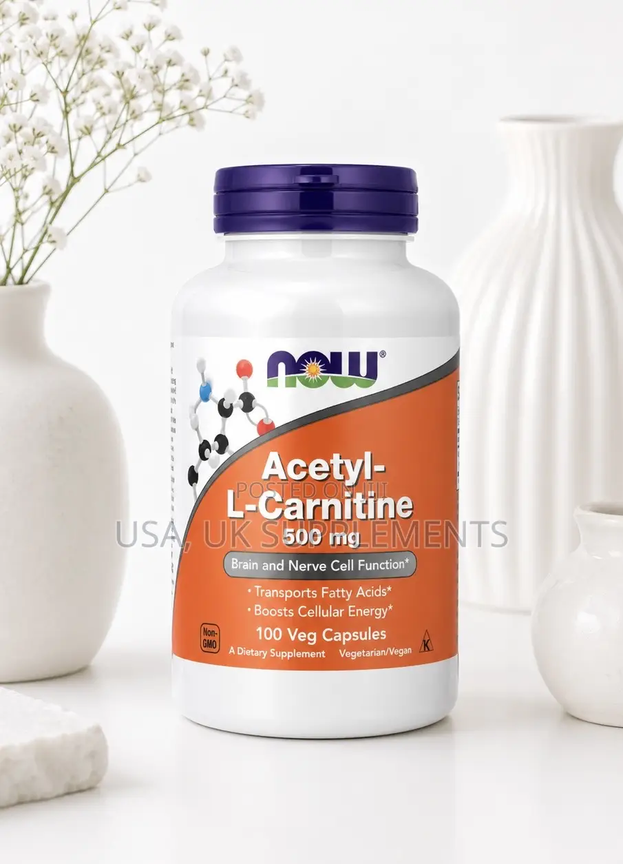 Acetyl L Carnitine 500mg 100veg Capsules