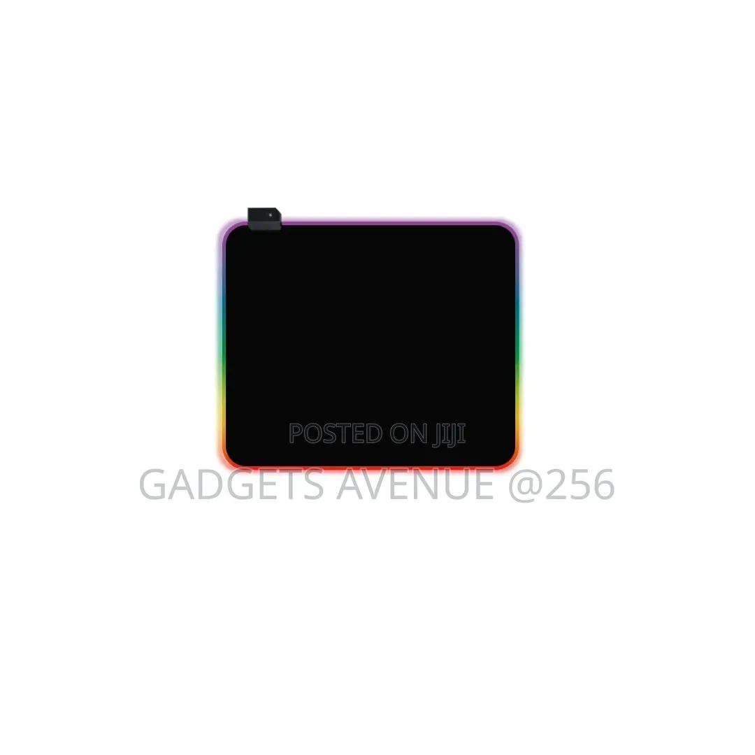 Usb-Powered RGB Led Gaming Mouse Pad Featuring Customizable Lighting M