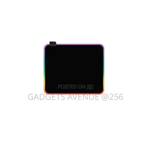 Usb-Powered RGB Led Gaming Mouse Pad Featuring Customizable Lighting M