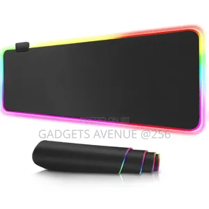 Gaming Mouse Pad Featuring Customizable Lighting Modes and a Non-Slip