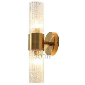 Hled Wall Lamp Featuring a Textured Glass