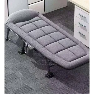Comfortable Folding Portable Cot With Integrated Pillow