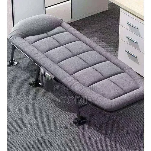 Comfortable Folding Portable Cot With Integrated Pillow