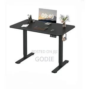 Adjustable Standing Desk With Memory Preset, T-Shaped Metal Bracket