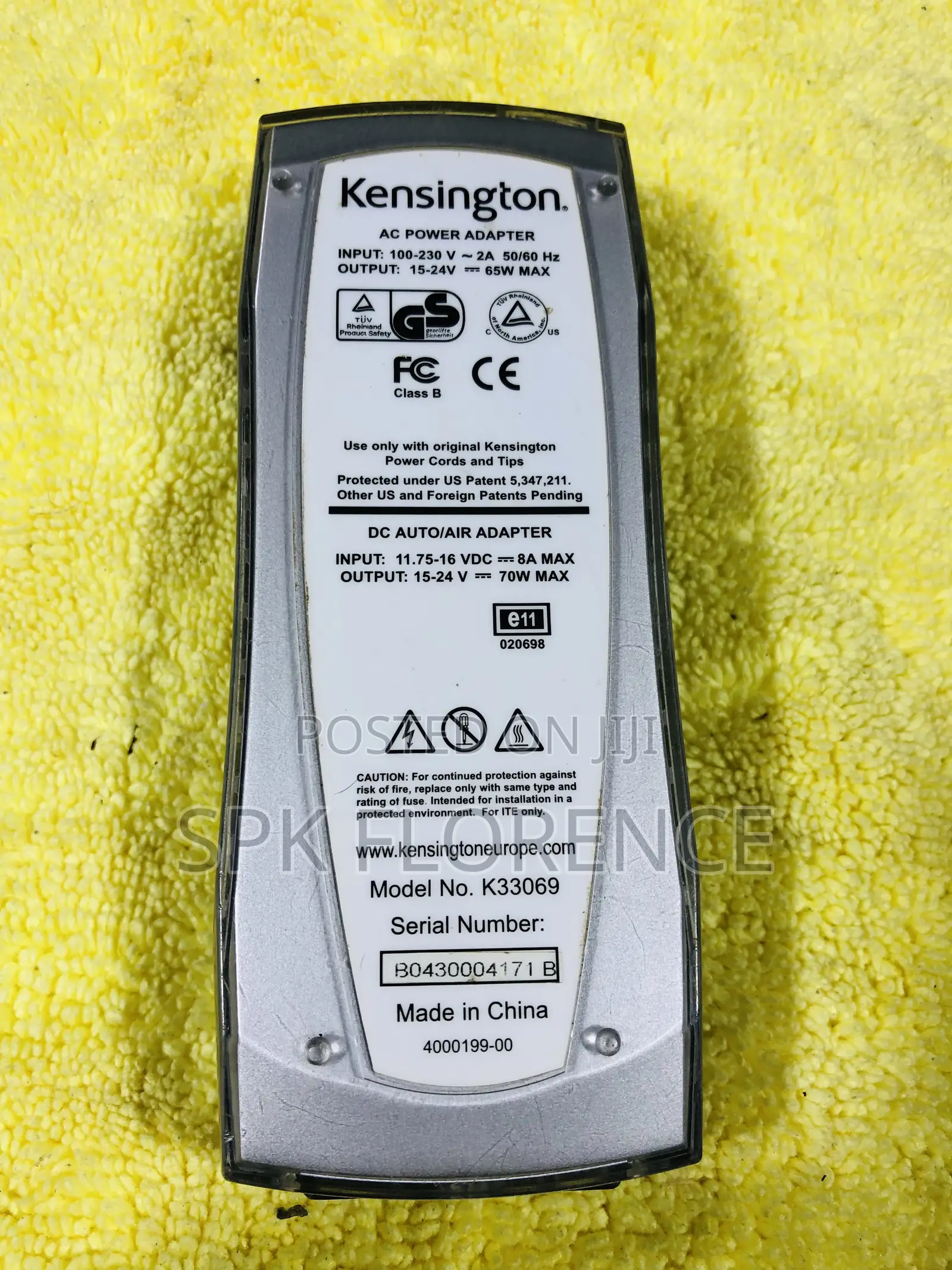 Kensington 15-24v -8a 70w Adapter