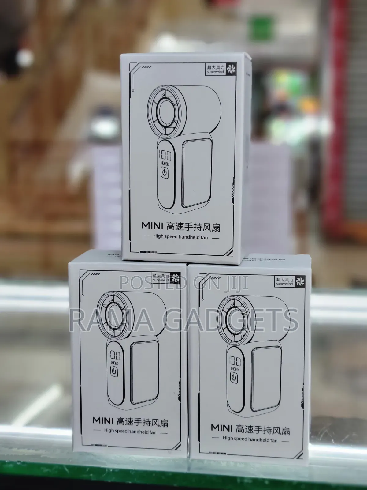 Superwind Mini High-Speed Handheld Fan,