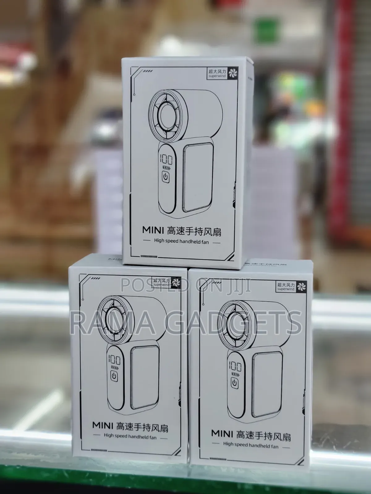 Superwind Mini High-Speed Handheld Fan,