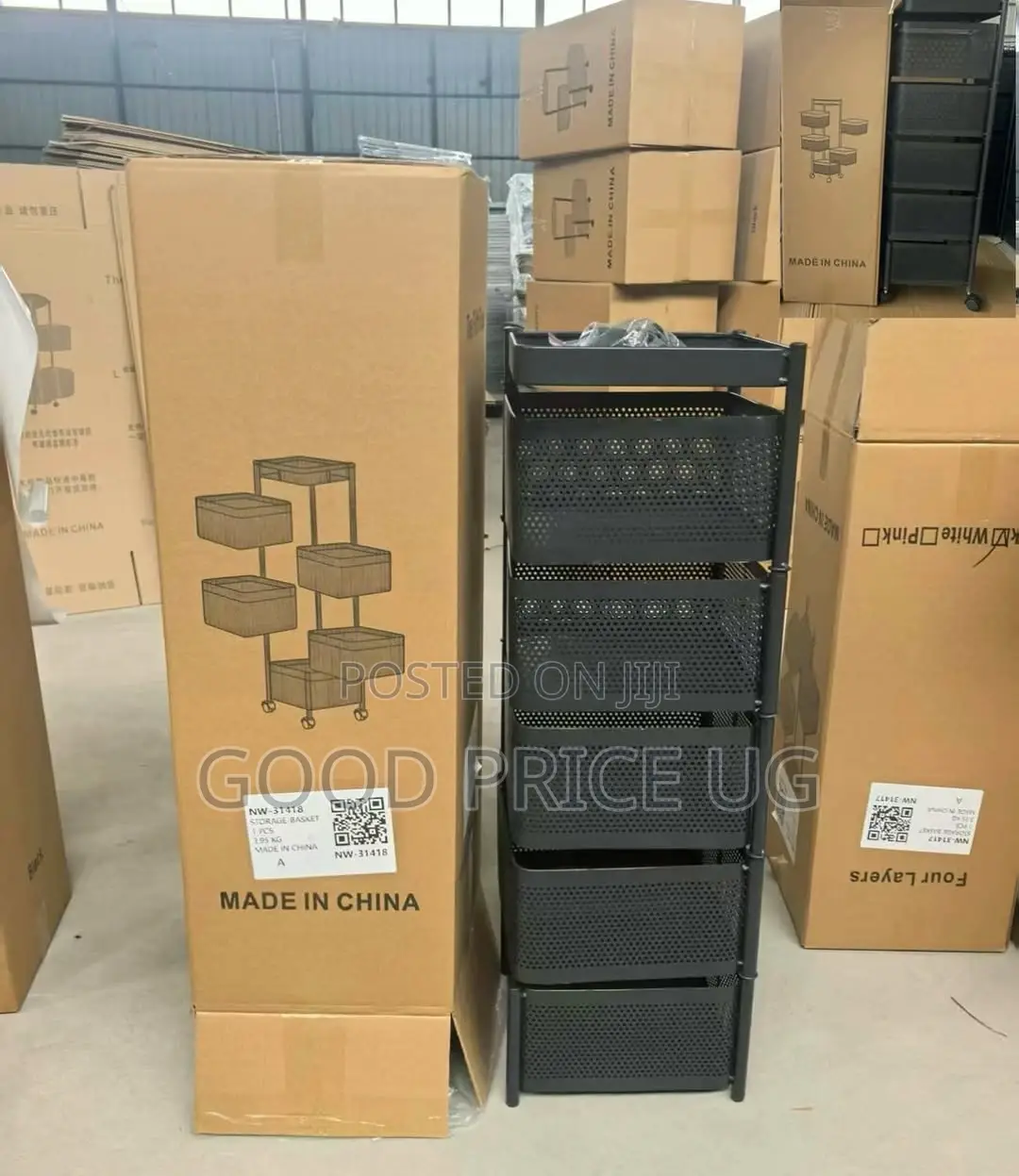 Multi-Layer Rotating Storage Rack