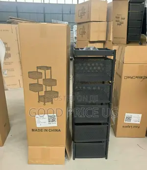 Multi-Layer Rotating Storage Rack