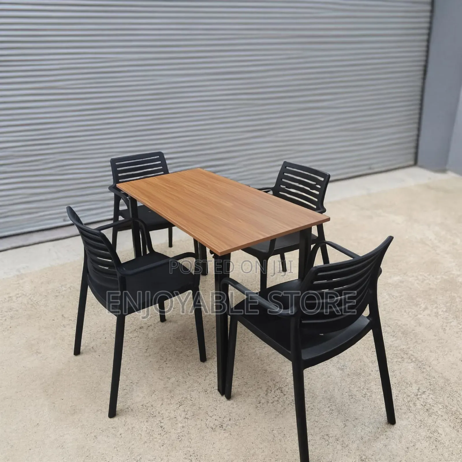 Impulse Dining Wooden Table and Chairs Plastic Table and Chairs