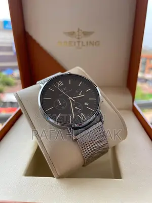 Silver Daniel Wellington Mesh Strap Watch