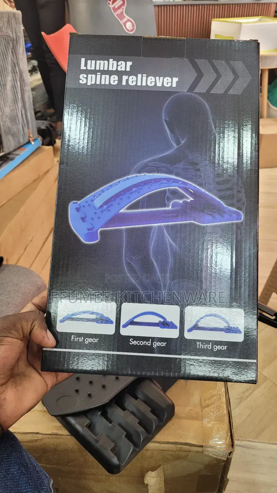 Back Stretcher Or Adjustable Lumbar Spine Reliever
