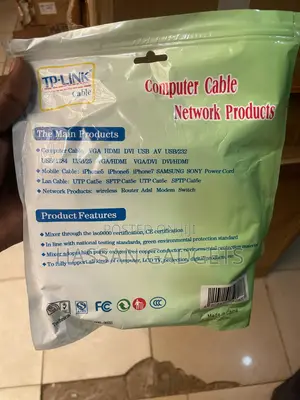 Ethernet Cable Cat 6a 5m Utp Network Cable 10gbps High Speed