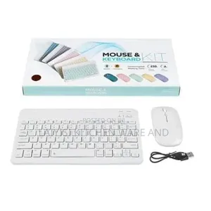 Wireless Bluetooth Keyboard and Mouse Combo, Ultra-Thin 2.4 GHZ Wirele