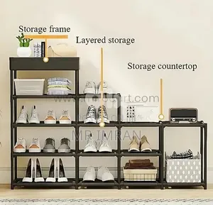 Multi-Tier Modular Shoe Rack