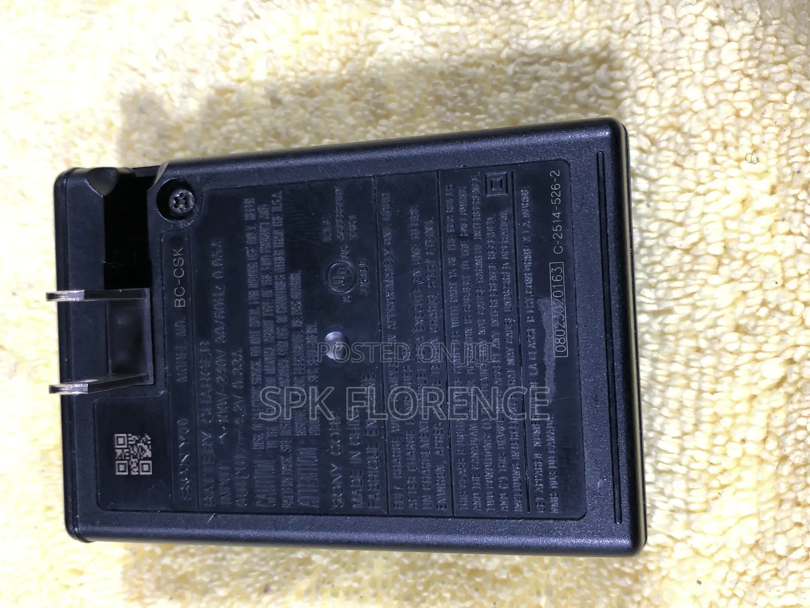 Sony Bc-CSK Battery Charger 4.2v 0.33a