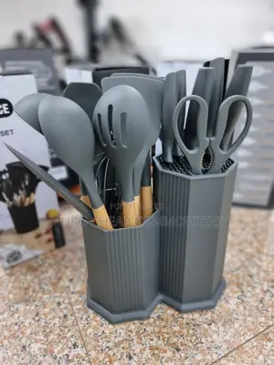 Silicon Set Spoon and Knives
