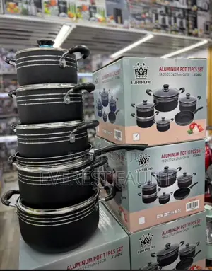 Aluminium Pots 11 PCS Set
